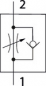 Preview: Drosselrückschlagventil, Durchfluss einseitig (Ventilmontage), Schlauch - Gewinde, Zuluftdrosselung