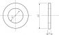 Preview: Unterlegscheiben ohne Fase Stahl verzinkt(Ausführung mittel), DIN 125 A / ISO 7089, U-Scheibe, alle Größen