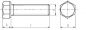 Preview: Sechskantschrauben Gewinde bis annähernd Kopf Edelstahl A2 DIN 933 / ISO 4017, alle Größen