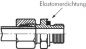 Preview: Gerade Schneidringverschraubung (metrisch) Edelstahl 1.4571, mit Elastomerdichtung, alle Größen