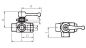 Preview: 3-Wege Kugelhähne, L-Ausführung mit Befestigungsgewinde PN 20, alle Größen