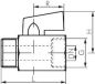 Preview: Mini-Kugelhähne mit Knebelgriff einseitig / Schraubendreherbetätigung, Messing verchromt, IG, IG/AG, AG, PN 10, Hahn, Kugelhahn, Minihahn, Minikugelhahn, alle Größen