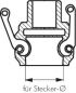 Preview: Schnellkupplungsdosen mit Sicherheitsverriegelung und Innengewinde, Typ D, Edelstahl, Kamlockkupplung, Kamlockdose, Kupplung, Dose, alle Größen