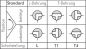 Preview: Edelstahl-Hochdruck-3-Wege Kugelhähne, mit Schneidringanschluss ISO 8434-1, bis 400 bar, Edelstahlhochdruckkugelhahn, Hochdruckkugelhahn, Kugelhahn