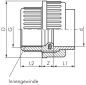 Preview: Verschraubungen mit Klebemuffe & Innengewinde, PVC-U (nur für Kunststoffgewinde), PN 16