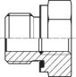 Preview: Hydraulik-Gewindereduzierungen VA 1.4571 mit zylindrischem Innen- und Außengewinde bis 630 bar, Elastomerdichtung, alle Größen