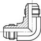 Preview: Winkel mit UNF / JIC-Gewinde Edelstahl V4A bis 450 bar, alle Größen