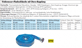 Trinkwasser-Flachschlauch-SET mit Storz-Kupplung, alle Größen