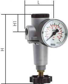 Druckregler - Standard, bis 15100 l/min