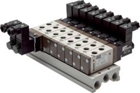 Mehrfachanschlussplatten, für Baureihe SF2000 (5/2 und 5/3-Wege)