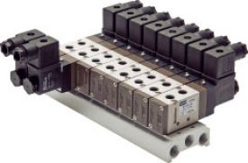 Mehrfachanschlussplatten, für Baureihe SF3000, (5/2 und 5/3-Wege)