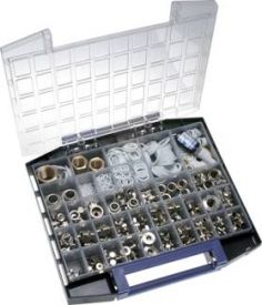 Multibox - Messing-Fittings, M 5 - G 1", Verschraubungen, Fittingset messing von www.pneumatikshop-online.de