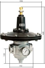 Präzisionsdruckminderer für niedrigste Drücke, bis 28000 l/min