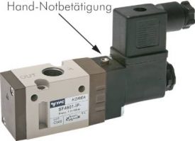 3/2-Wege-Magnetventile mit Federrückstellung G 1/4", Ventil, YPC, Baureihe SF4000, Magnetventil, Wegeventil