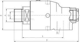 Universal-Drehdurchführungen, Edelstahl, bis 3500 U/min., bis 50 bar, alle Größen