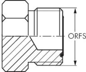 ORFS-Verschlussstopfen Stahl verzinkt, alle Größen