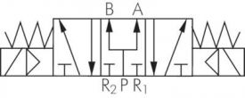 5/3-Wege-Magnetventile G 1/4", Baureihe SF4000, alle Steuerspannungen