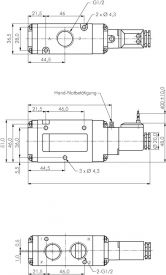 3/2-Wege-Magnetventile mit Federrückstellung G 1/2", Ventil, YPC, Baureihe SF6000, Magnetventil, Wegeventil