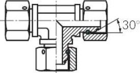 T-Verschraubungen Edelstahl V4A mit Zollgewinde (60° Universaldichtkegel) bis 400 bar, alle Größen