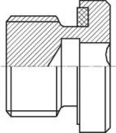 Verschlussschrauben mit Elastomerdichtung (G-Gewinde), Stahl verzinkt , bis 400 bar, Stopfen, Verschlusschraube, alle Größen