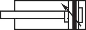 Rundzylinder, doppeltwirkend, ISO 6432 (Eco-Line), Zylinder, Kolben, Hub, Pneumatikzylinder, ISO-Rundzylinder, Isorundzylinder