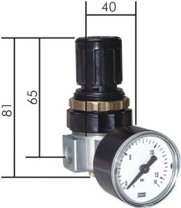 Druckregler - Mini, 330 l/min