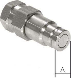 Flat-face Kupplungen CEJN mit Innengewinde aus Edelstahl, ISO 16028, für Land- und Baumaschinen, alle Größen, Hydraulikkupplungen Hydraulik, Steck-Kupplungen, Landmaschinen, Baumaschinen, Muffe, Stecker, Kupplung, Traktor, Bagger, Landtechnik, Gabelstaple