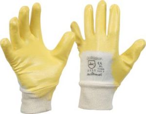 Nitrilteilbeschichtete Handschuhe, Industriequalität