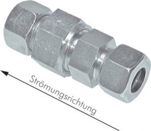 Rückschlagventile mit Schneidringanschluss, Stahl verzinkt, alle Größen