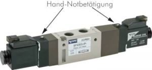 5/3-Wege-Magnetventile G 1/8", Baureihe SF2000, alle Steuerspannungen