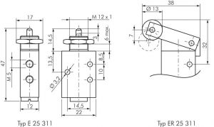 3/2-Wege Nockenventile & Rollenventile, Standard