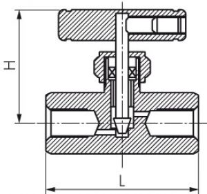 Edelstahl-Nadel-Absperrventile, IG, PN 400, Nadelventil, Absperrventil, Ventil, Edelstahlventil, HD-Ventil, alle Größen