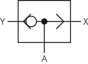 ODER-Ventile, OR, Druckluftventil, Pneumatikventil