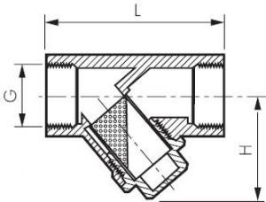 Edelstahl Schmutzfänger, PN 40 (Eco-Line), alle Größen