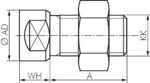 Kompaktzylinder, doppeltwirkend, ISO 21287 (Eco-Line), Zylinder, Kolben, Hub, Pneumatikzylinder, Isozylinder, Iso-Zylinder