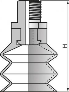 Balgsauger (ohne Halter), 2,5-fach, Ø 10 - 40 mm