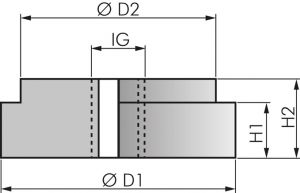 Flachsauger mit sehr feiner Lippe (ohne Halter), Ø 40 - 200 mm