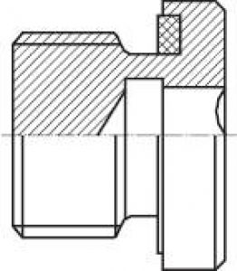 Verschlussschrauben Stahl verzinkt mit Elastomerdichtung (metrisch) bis 400 bar, alle Größen