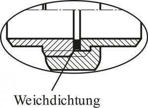 Verschraubungen Edelstahl mit Anschweißende + IG - flach dichtend bis 16 bar, alle Größen