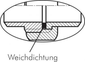 Winkelverschraubungen trennbar Temperguss verzinkt, beidseitig mit IG, flach dichtend bis 25 bar, alle Größen