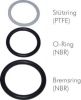 Ersatzdichtungen für Schraubkupplungen, ISO 14541, O-Ring, Dichtring, Schraubkupplung, Hydraulikkupplung, Muffe, Stecker, alle Größen