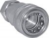 Hydraulik-Kupplungen für Maschinenbau Stahl mit Innengewinde , ISO 7241-1 B, Kupplung, Hydraulikkupplung, alle Größen auch NPT